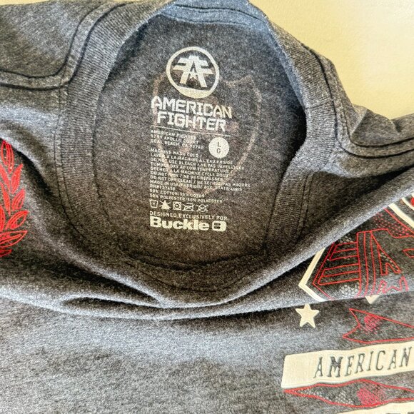 American Fighter Training Division Eagle Mens T-shirt - Picture 6 of 8